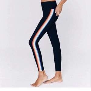 NWOTS Spiritual Gangster Rainbow Stripe leggings